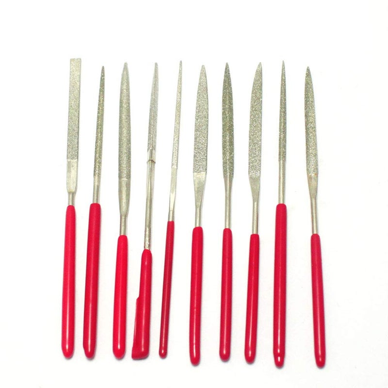 Oudtinx Mini Diamond Needle File Set (10 Piece),2mm x 100mm - Image 4